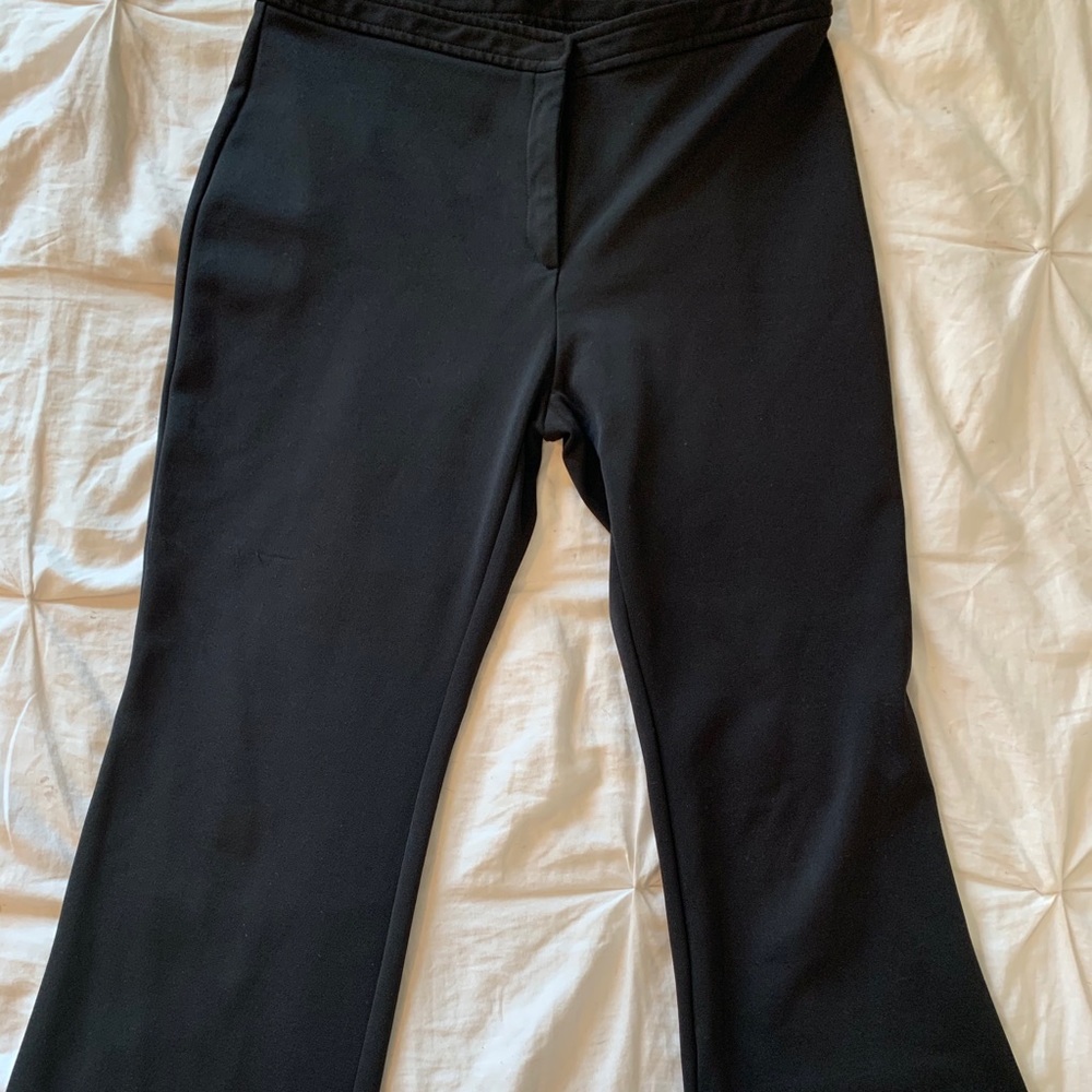 Express Capri Black Slacks
